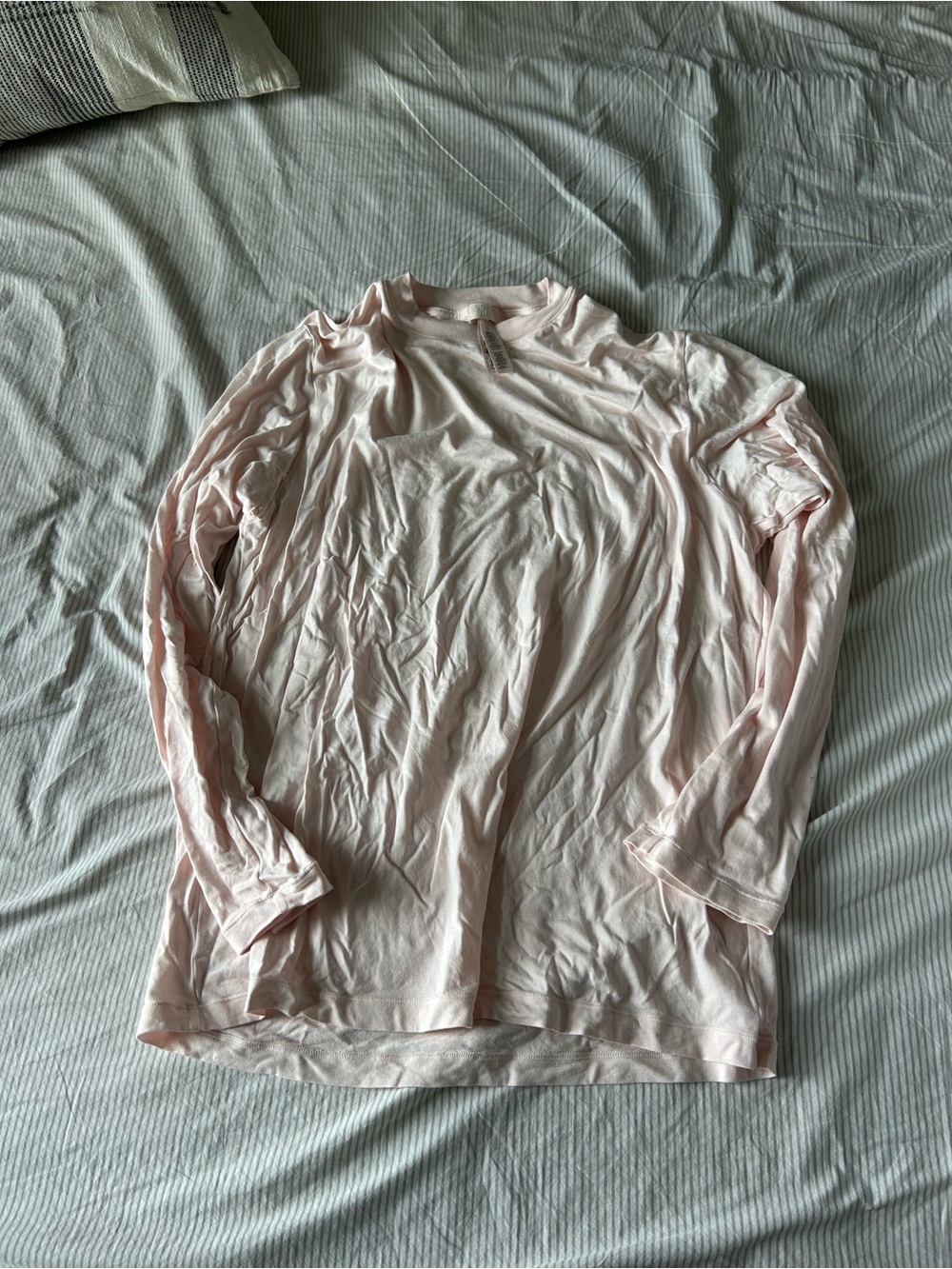 SKIMS cherry blossom Pink Long Sleeve Sleep Top